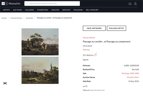 Paesaggi con cavalieri e tenda da campo